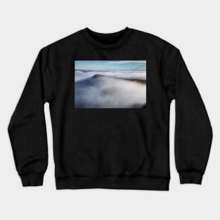 Cribyn in the clouds, Brecon Beacons Crewneck Sweatshirt